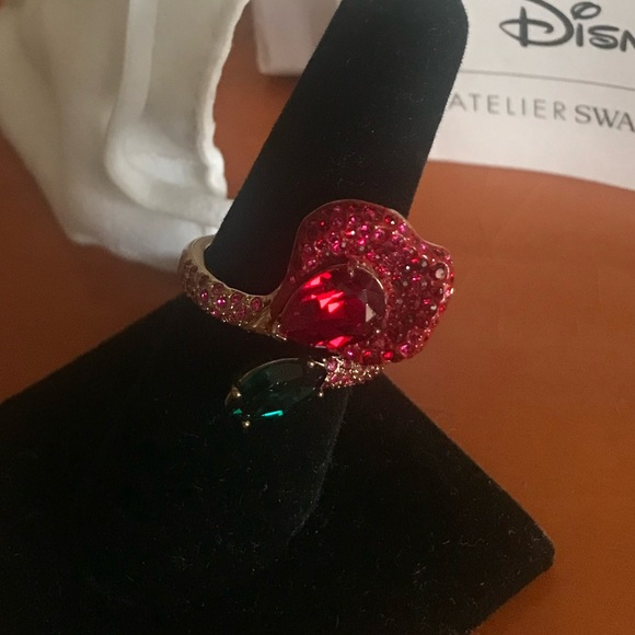 Red Disney Rings Atelier Swarovski | Jewelry | Atelier Swarovski Disney Ring With Red ...